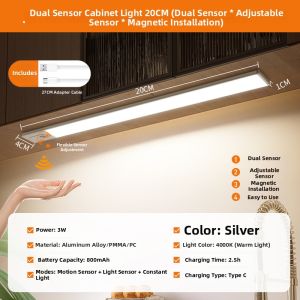 CHNT | Rechargeable Motion Sensor Cabinet Lighting Strip