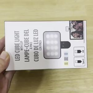 Fill Light Clip Portable Mini Selfie Fill Light Led Light Rechargeable Adjustable Brightness Clip