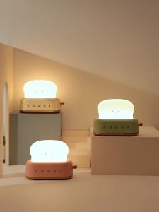 Lampu Tidur / Lampu LED Toast / Lampu Meja LED Lampu Tanpa Kabel Lampu Samping