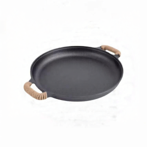 Heavy-duty Coating-free Cast Iron Pancake Pan