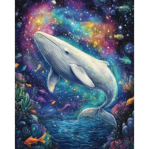 Whale Ocean Animal Artwork Jigsaw Puzzle 500/1000/1200/2000PCS Stress Relief Puzzle Wall Art Decor Gift