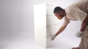 Homedoki Lemari Laci / Lemari Baju Minimalis / Lemari Serbaguna / Lemari Susun Kayu / Lemari Putih Minimalis