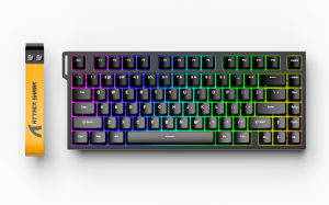 ATTACK SHARK | Attack Shark R82HE Wired RGB Magnetic Switch Keyboard 256K Scan Sampling Rate Accuracy 8K Return Rate