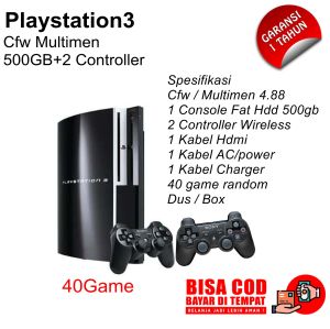 PS3 Lengkap Murah 2023 & Hardisk Dalam 40 Game