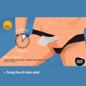 Kem tẩy lông nam Body Natur Depilmen Hair Removal Cream Intimate Area 50ml