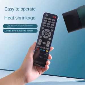 10/20PCS Transparent Shrink Film Bag Anti-dust Protective Case Cover For TV Air Conditioner Remote Control Plastic Waterproof TV Air-Conditioner Video Remote Control Protector Cover 遥控器保护套