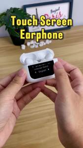 GOOJODOQ J222 TWS Bluetooth Earphone HIFI Sound Smart LED Touch Screen Control BT5.3 Auto Quick Pairing Active Noise Cancelling Headset Sport Gaming Headphones