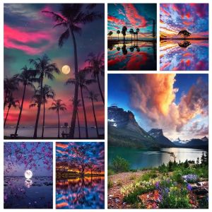 1000Pieces Jigsaw Puzzle Peaceful Sunset Landscape With Trees For Adults Ideal For Stress Relief And Relaxation