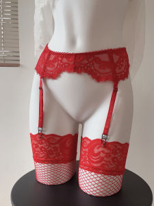 Adjustable Lace Stocking Ties Fishbone Waist Seal Socks Female Long Tube Leg Socks Anti-slip Strap Metal Buckle Womens Underwear