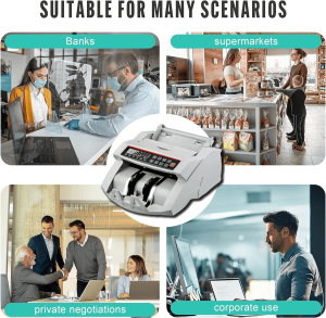 Automatic Money Counter Machine: Bill Counter & Fake Detector