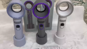 High Speed Handheld Turbo Fan No-blade Design Long Lasting Battery Mini Body Light Weight