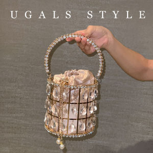 UGALS | Túi Đựng Đồ Tiệc Có Pha Lê Lấp Lánh