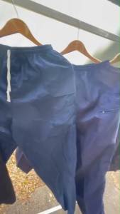 กางเกงทำงานขายาว ขาปล่อย เอวยืดพร้อมเชือก(KTN1)