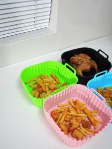 Khay Nướng Silicon Hình Vuông Khay Nướng BBQ Khay Nướng An Toàn Thực Phẩm Khay Nướng Tái Sử Dụng Khay Nướng Lò Nướng Khay Nướng Bánh Phụ Kiện Nhà Bếp