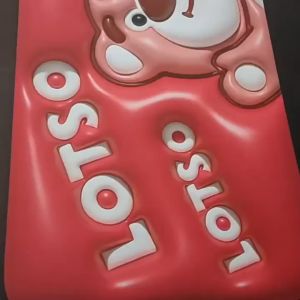 Keset Diatomite 3D Bentuk Kotak Motif Karakter Kartun