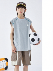 LANQISHUI | Moisture Wicking Quick Drying Antimicrobial UPF50 Sun Protection Boys T-shirt Vest
