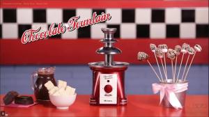 Lecon Chocolate fountain machine mini chocolate sauce waterfall machine low power consumption (65W) – energy saving.