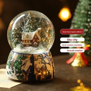 Times Baby | Snow Hut Crystal Ball Musical Box Bluetooth Speaker