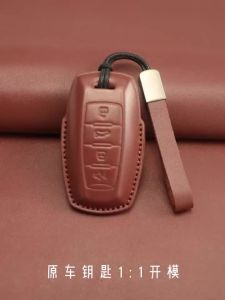 Vỏ Bọc Chìa Khóa Xe Hơi Bằng Da Dành Cho Toyota - Phù Hợp Với Prius Camry Corolla Avalon CHR RAV4 Land Cruiser Prado Chìa Khóa Thông Minh