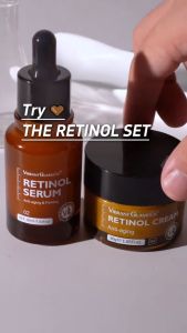 VIBRANT GLAMOUR ครีมหน้าเรตินอล+เซรั่มต่อต้านวัย ไวท์เทนนิ่งต่ออายุ ลดเลือนริ้วรอย