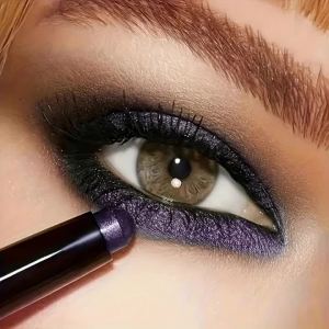 2 in 1 Eyeshadow Pen 16 Color Eyelid Under Crease Pen Shimmer Glitter High Pigment Brightening Monochrome Eyeshadow Makeup Stick