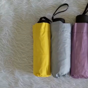 Mini Folding Umbrella Compact Portable UV Protection Waterproof Windproof Travel Pocket Size