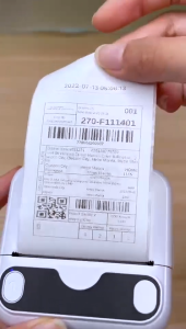 HOMIN เครื่องปริ้นพกพา A32 เครื่องปริ้นสติ๊กเกอร์ พิมพ์ที่อยู่ ไม่ต้องใช้หมึก พิมพ์ที่อยู่ ไฟล์ ป้าย บาร์โค้ด ฉลาก ธรองรับAndroid iOS ใช้งานง่าย ปริ้นได้ทุกที่