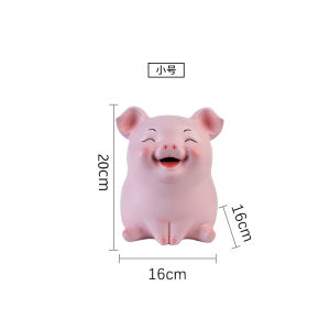 Large Capacity Cute Piggy Bank 2025 New Model One Way Inlet for Boys Girls Adults Saving Money Box Creative Gift Resin Material