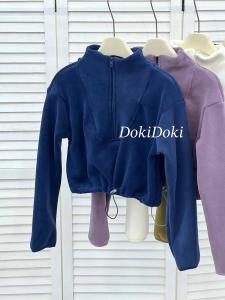 Warm Fleece Casual Jacket Womens Outdoor Wear Anti-Cold Running Sports Top Fitness Yoga Long Sleeve Clothing