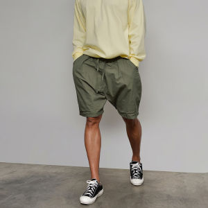 DAVID&ME | Khaki Workwear Casual Lightweight Breathable Shorts
