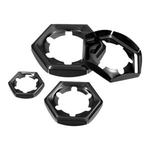 TIANZHUOJINSHU | Anti-loosening Locknut 65MN Manganese Steel Black