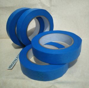 lakban kertas masking tape stiker cutting warna biru untuk cat 24mm x 50meter