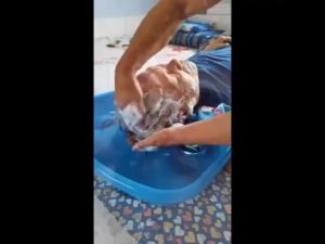 อ่างสระผม ที่รองสระผม ที่นอนสระผม เสริมแผ่นยางรองคอนอนสระไม่เจ็บ เหมาะสำหรับผู้ป่วยติดเตียง คนท้อง และเด็กเล็ก วัสดุทำจากพลาสติก มีความแข็งแรง ทนทาน ที่รองสระผม อ่างสระผม อ่างสระผมเคลื่อนที่ อุปกรณ์สระผม ที่นอนสระผม เสริมแผ่นยางรองคอนอนสระไม่เจ็บ