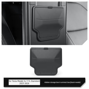 Armrest Hidden Storage Box For Tesla Model Y YL Juniper Standard Model 3 2026 Highland Box Console Organizer Center Console Case