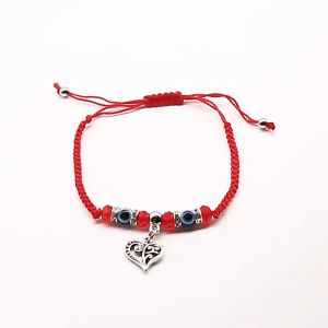 Blessed Evil Eye Bracelet for Women Couple Cleansed Red String Woven Bracelet Adjustable Lucky Charm