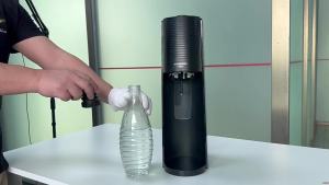 Sodastream Soda Water Machine Plastic Bottle Transfer Crystal 0.7L Glass Bottle Adapter