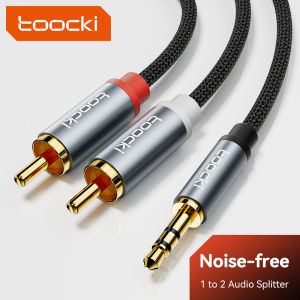 Toocki | Toocki RCA Audio Cable 3.5mm Male to 2RCA Speaker Cable Male Splitter AUX 2 RCA Cord Jack for TV Box Amplifier DVD Player Wire