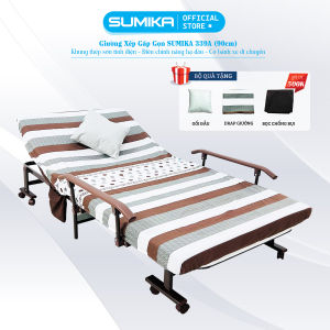 Giường nệm xếp gọn kiểu dáng Hàn Quốc SUMIKA 339A chiều rộng 90cm