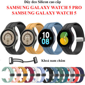 Dây đeo silicon khóa nam châm Samsung Galaxy Watch 7Galaxy Watch FEGalaxy Watch 5Galaxy Watch 4