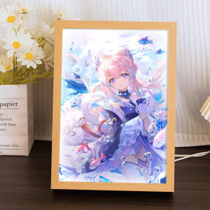 Corals Palace Heart Sea Original Figure Decoration Night Lamp Birthday Gift Picture Frame Stand Toy for 3 Years Old above
