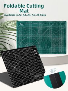 Anti-Cut Carving Cutting Double-Sided Foldable Desk Pad A3 A4