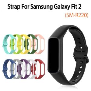 Soft Silicone Strap For Samsung Galaxy Fit 2 Band Bracelet Replacement Sport Watchband Correa For Samsung Galaxy Fit 2 Strap