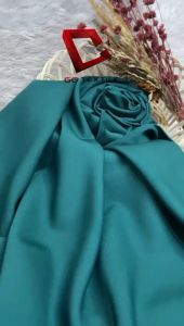 05 Meter Kain Tory Burch Original - Kualitas Import Grade A - Tekstur Diagonal - Lebar 1.5 Meter