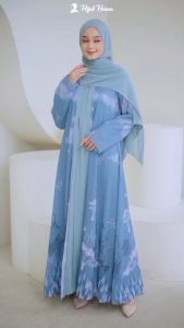 Gamis Lavina Dress Original by Hasna Hijab GAMIS PRINTING GAMIS SILK PREMIUM
