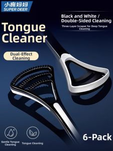 SUPER DEER | Tongue Cleaner Dual Use Brush