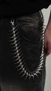 Ingemark | Ingemark Hip Hop Punk Rock Metal Metal Pants Keychain Men Exaggerate Rivet Trousers Jeans Pants Chain Steampunk Jewelry 2026 New