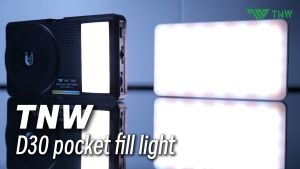 TNW D30 Mini Selfie Fill Light Magnetic LED Light With Clip Rechargeable 3 Modes Brightness for phone laptop video Meeting