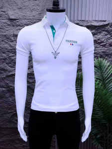 Slim Fit Short Sleeve Polo Shirt Mens T-Shirt Embroidered Half Sleeve Turn-down Collar Fashionable Summer Top Trendy Brand