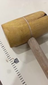 Búa Gỗ Đầu Tròn 6 Phân - Búa chế tác dùng cho điêu khắc gò mép da