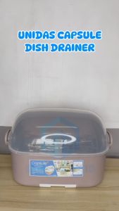 UNIDAS Capsule Design Dish Drainer Multipurpose Dish Rack #8801